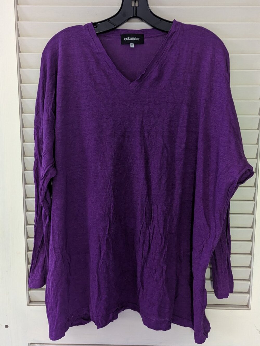 Eskandar Linen top